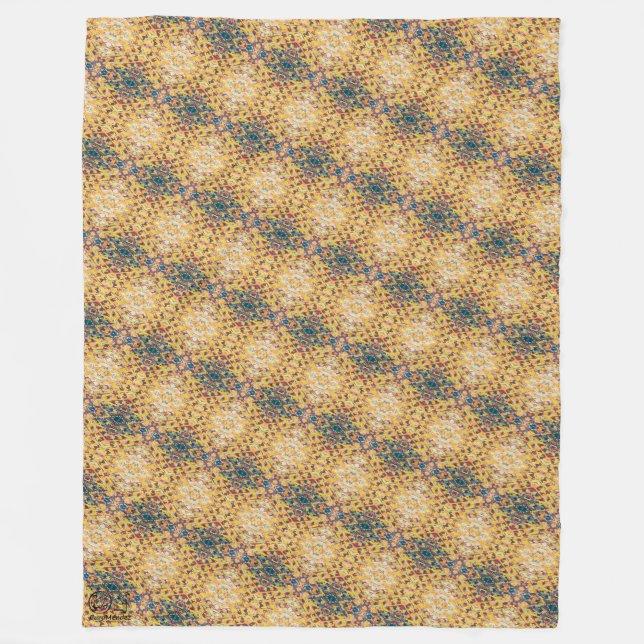 Texture #2 from the work Pineapple. SERIES Fleece Blanket (Front)