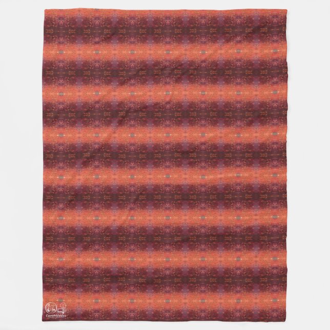 Texture #2 from the work The Sunset Fleece Blanket (Front)