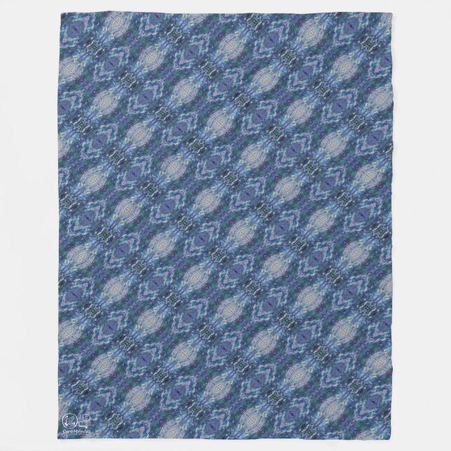 Texture #2 of the work Maritimo Fleece Blanket (Front)
