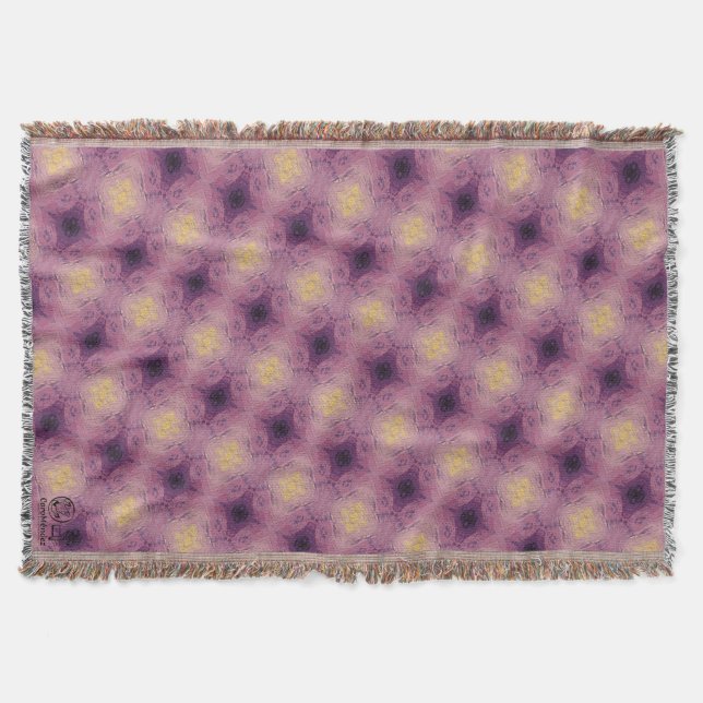 Texture #2 of work Horizon Throw Blanket (Front)