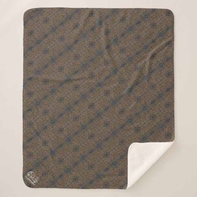 Texture #33 from work Dawn Sherpa Blanket (Front)