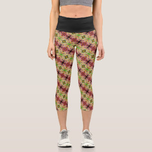 Texture #3.0 of the work Pineapple Capri Leggings