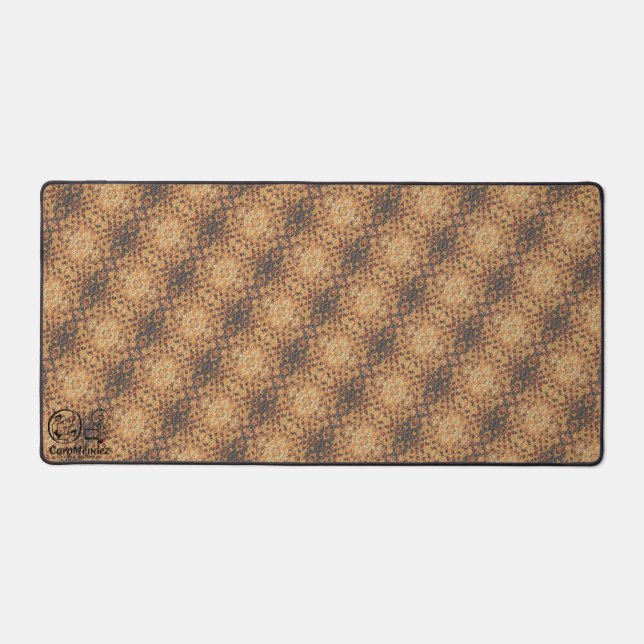 Texture #3.2 of the work Pineapple. SERIES Desk Mat (Front)