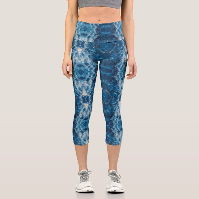 Texture #3 from the work Cherries Capri Leggings (Front)