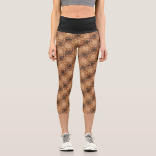 Texture #3 from the work Pineapple. SERIES Capri Leggings
