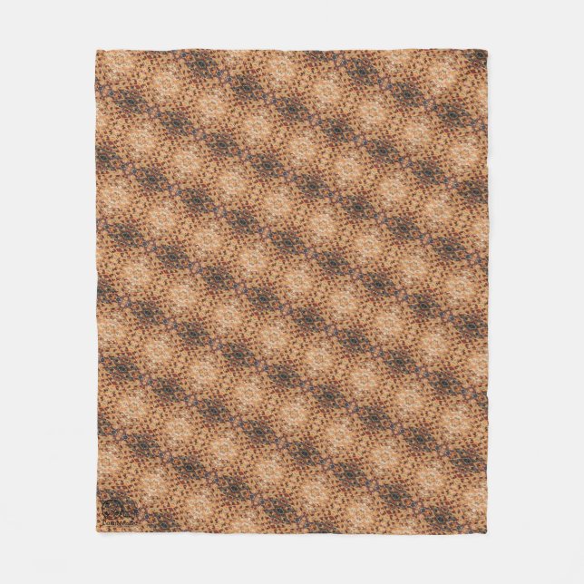 Texture #3 from the work Pineapple. SERIES Fleece Blanket (Front)