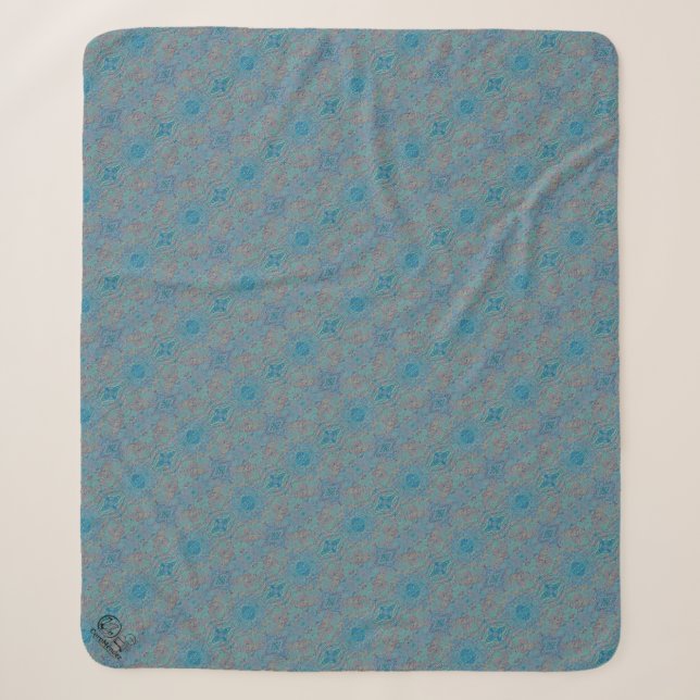 Texture #46 Work Dawn Sherpa Blanket (Front)