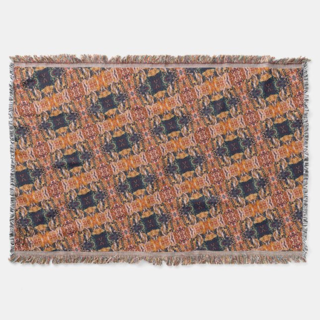 Texture #47 from work Dawn Throw Blanket (Front)