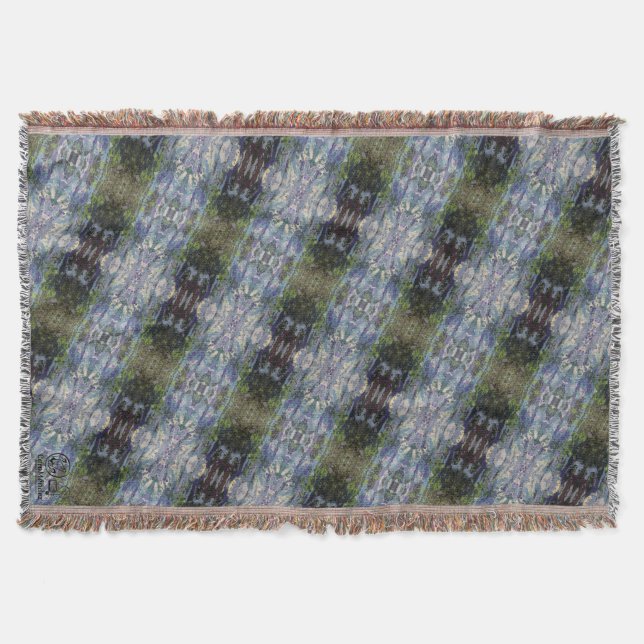 Texture #4 from the work Maritimo Throw Blanket (Front)