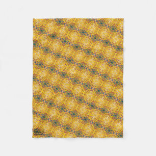Texture #4 from the work Pineapple. SERIES Fleece Blanket