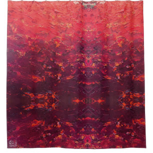 Texture #4 from the work The sunset Shower Curtain