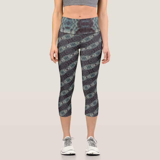 Texture #5 from the work Cherries Capri Leggings (Front)