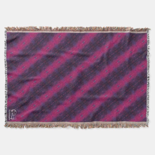 Texture #5 from the work The sunset Throw Blanket (Front)