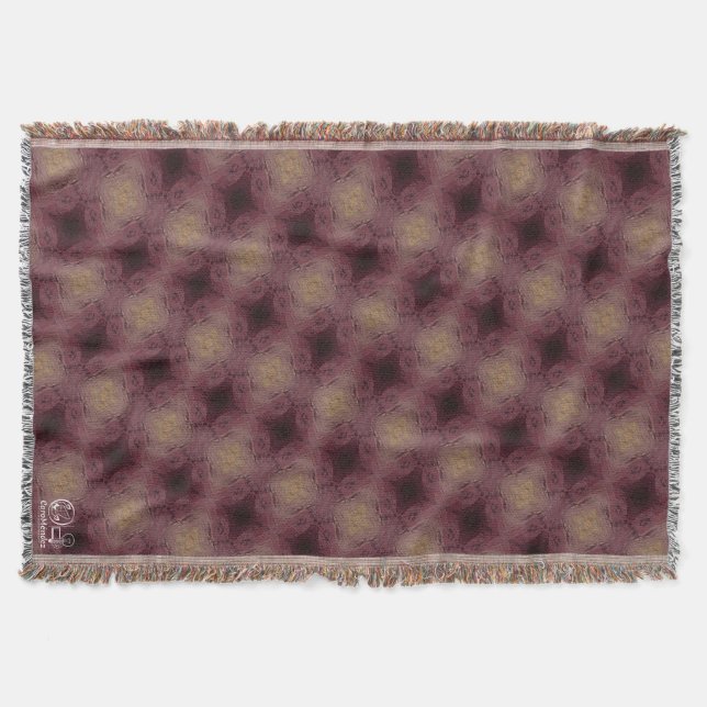Texture #5 from work Horizonte Throw Blanket (Front)