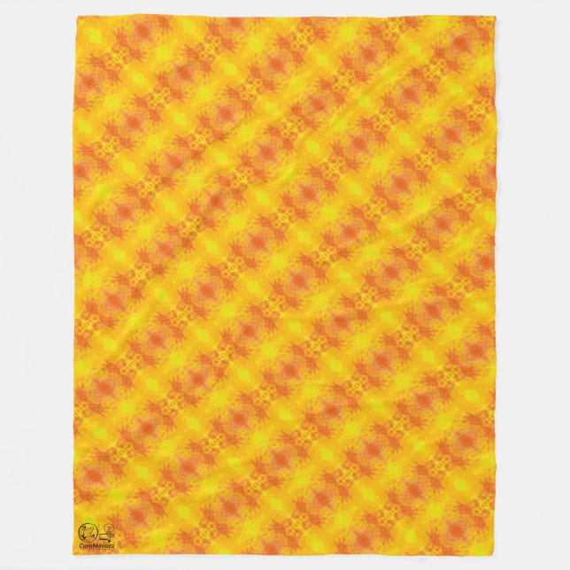 Texture #61 from the work Nuit Fleece Blanket (Front)