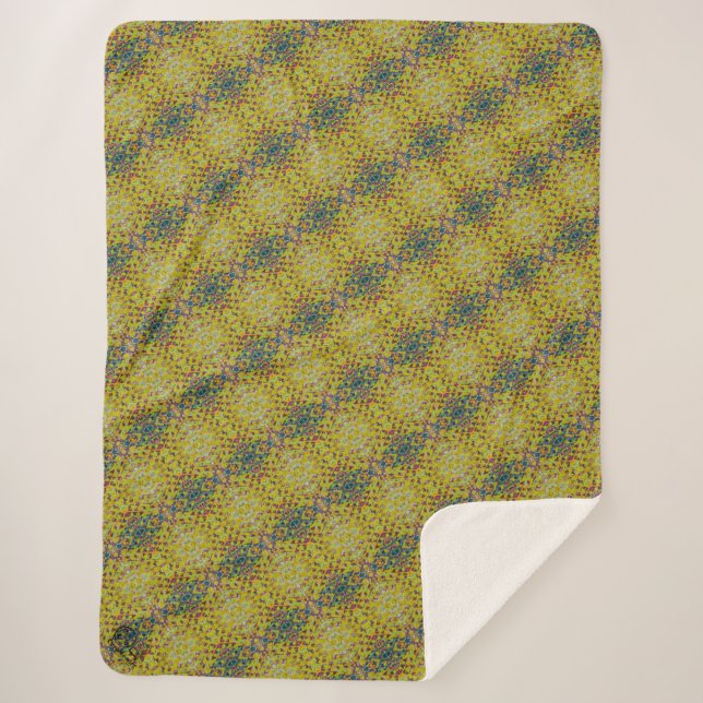 Texture #6 from the work Pineapple. SERIES Sherpa Blanket (Front)