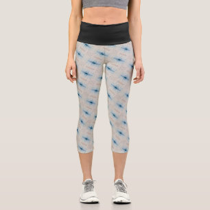 Texture #6 from the work Seeing Through the Eyes Capri Leggings