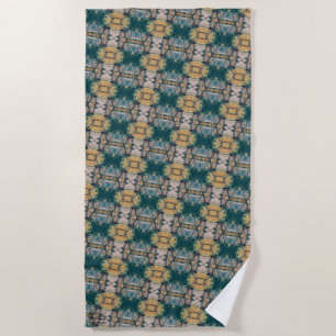 Texture #6 from work The Rock Beach Towel