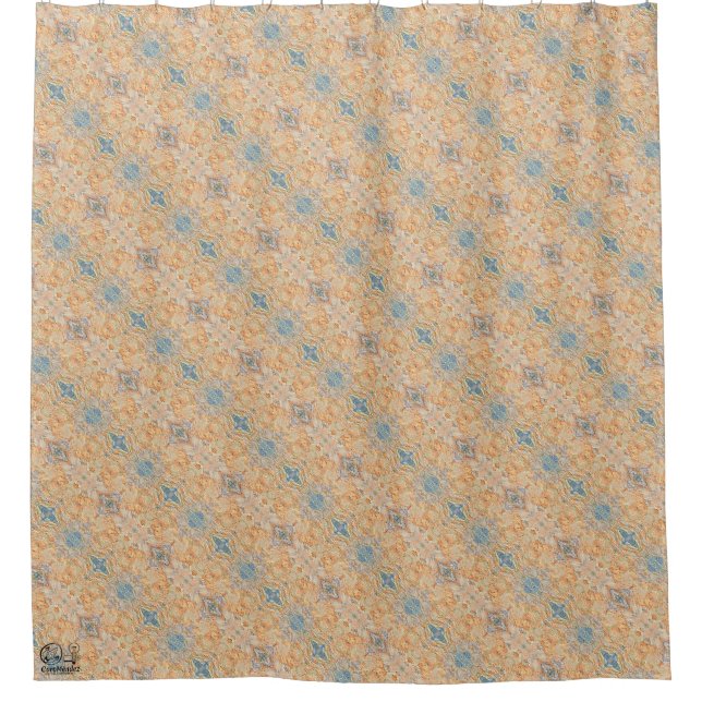 Texture #6 Work Dawn Shower Curtain (Front)
