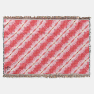 Texture #7 from the work The Heart of the... Throw Blanket