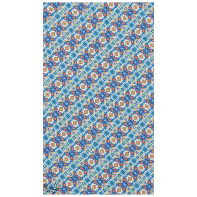 Texture #7 of the Pineapple work Tablecloth (Front)