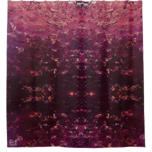 Texture #8 from the work The sunset Shower Curtain