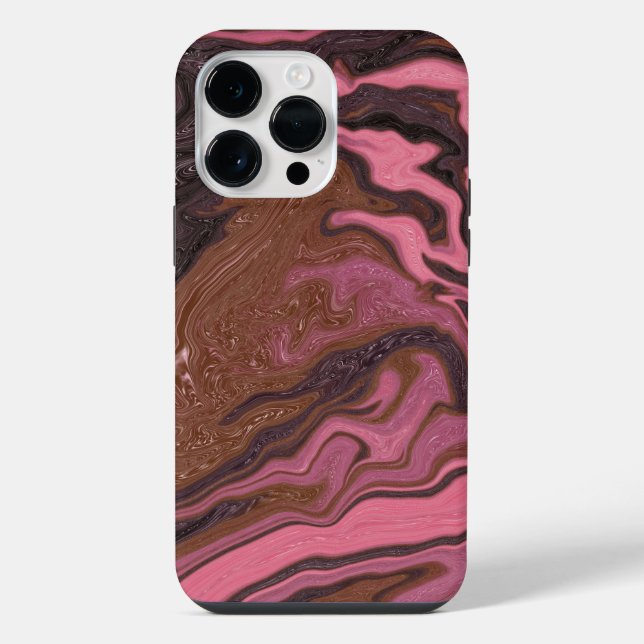 Texture Background Abstract Pattern Marble Paint iPhone Case (Back)