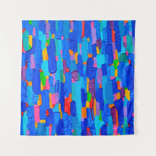 Texture, background and Colourful Image of an orig Tapestry (Front)