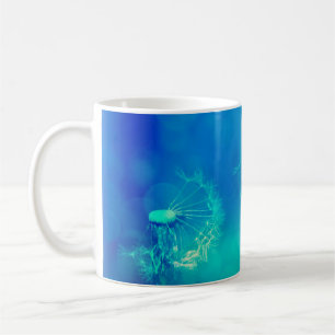 Texture background dandelion nature coffee mug
