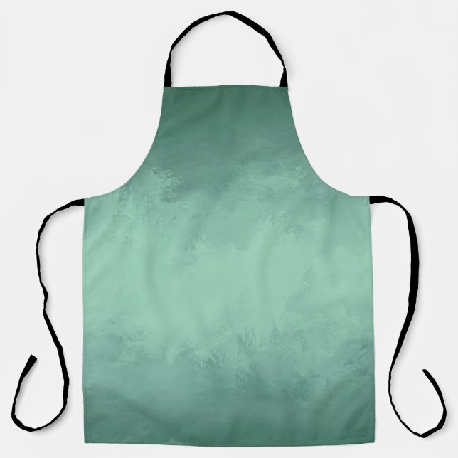 Texture background green acrylic apron (Front)