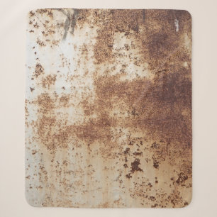 Texture background metal sheet sherpa blanket