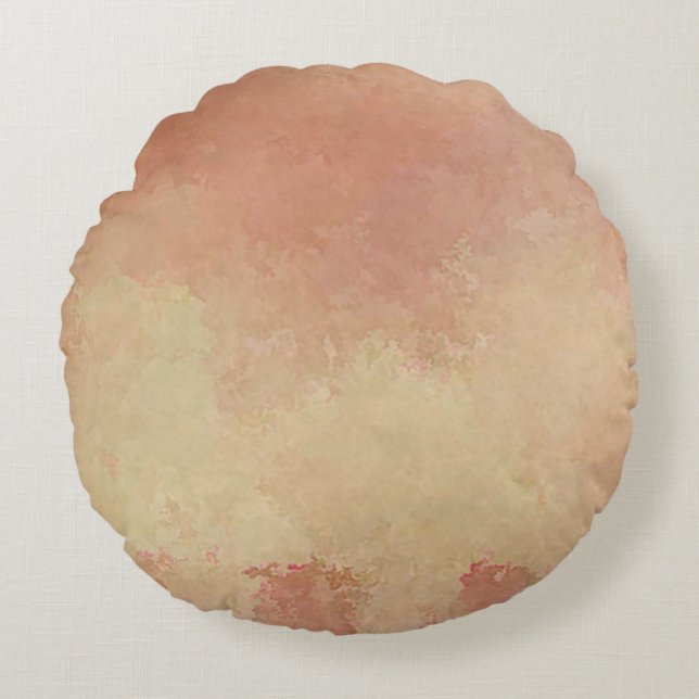 Texture background pattern painting round cushion (Front)
