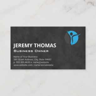 Texture Background   Person Logo Business Card