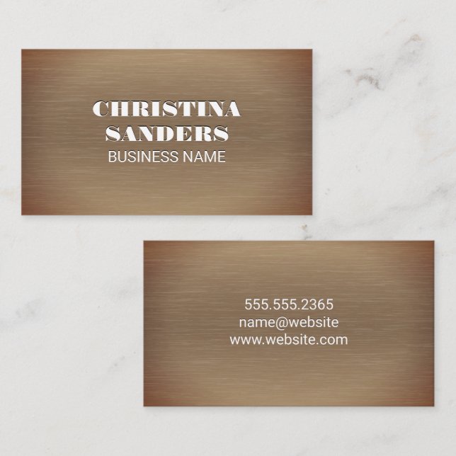 Texture Background | Simple Business Card (Front/Back)