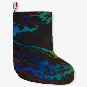 Texture Background Small Christmas Stocking