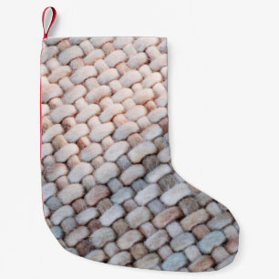 Texture Background Small Christmas Stocking