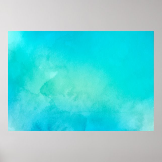 Texture background soft blue light poster (Front)