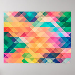 Texture background squares tile poster