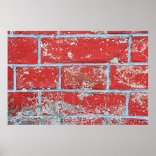 Texture background surface wallpaper red blue bric poster