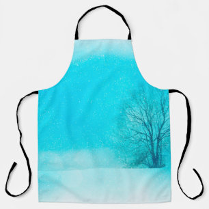 Texture background winter apron
