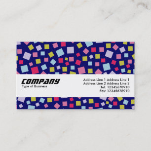 Texture Band - Cascading Colours - Blue 000066 Business Card