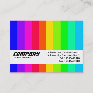 Texture Band - Colour Bars 03 Business Card