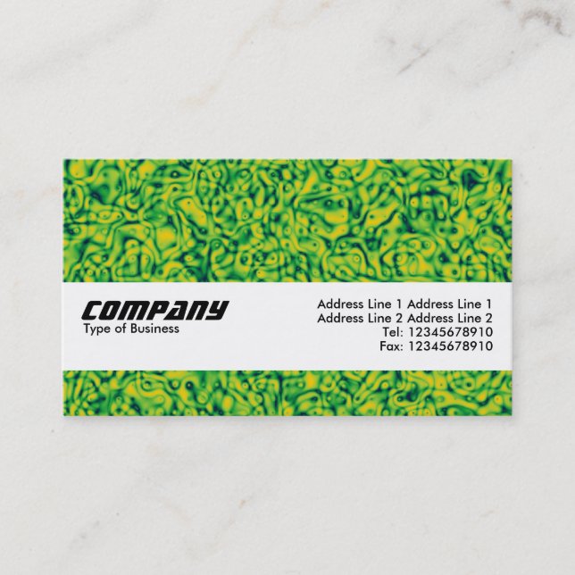 Texture Band - Green Impressionsm Business Card (Front)