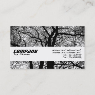 Texture Band - High Contrast Trees Business Card