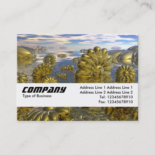 Texture Band - Land of Midas Business Card (Front)
