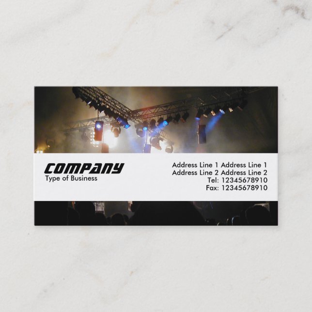 Texture Band - Lighting Array Business Card (Front)