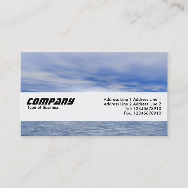 Texture Band - Sea and Sky Business Card (Front)