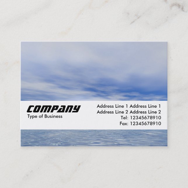 Texture Band - Sea and Sky Business Card (Front)