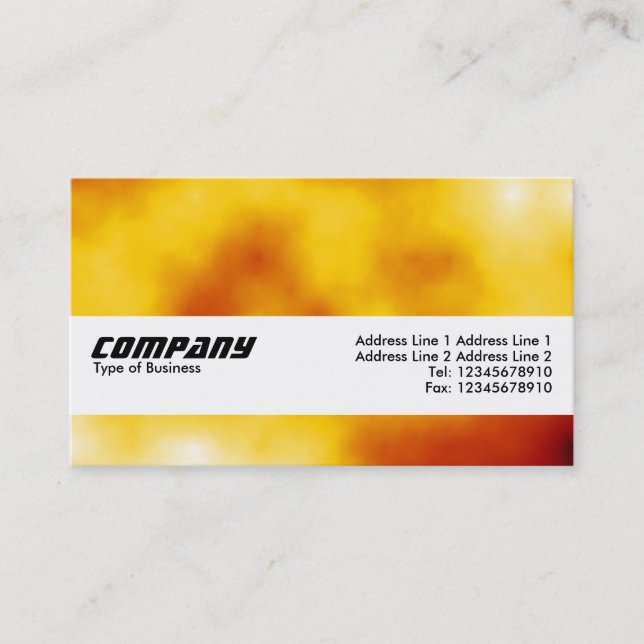Texture Band - Solar Flare Business Card (Front)