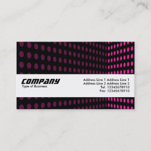 Texture Band - Tone Corner - Hot Pink Business Card